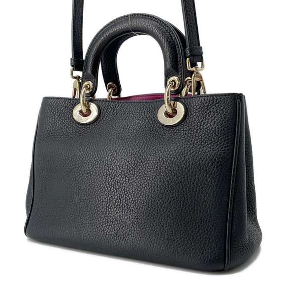 Dior Black Handbag issimo  Christian Leather - Picture 1 of 16